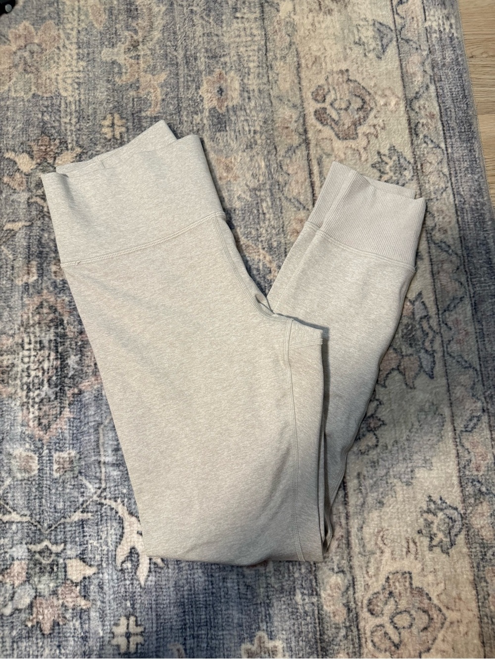 Athleta Softluxe Tights in Light Gray Heather NWOT